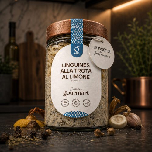 Plat préparé de linguines à la truite et au citron Gourmart