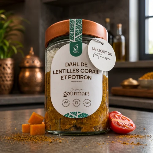 Plat préparé de dahl de lentilles corail et potiron Gourmart