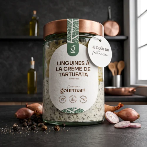 Plat préparé de linguines à la crème de tartufata Gourmart