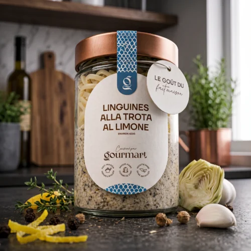 Plat préparé de linguines à la truite et au citron Gourmart