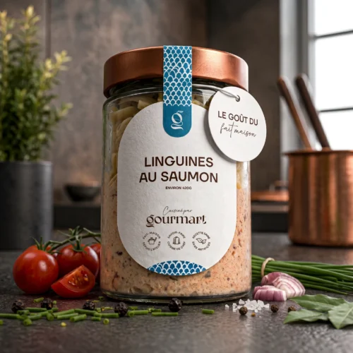 Plat préparé de linguines au saumon Gourmart