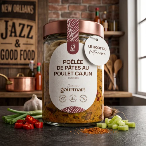 Plat préparé de poêlée de pâtes au poulet cajun Gourmar