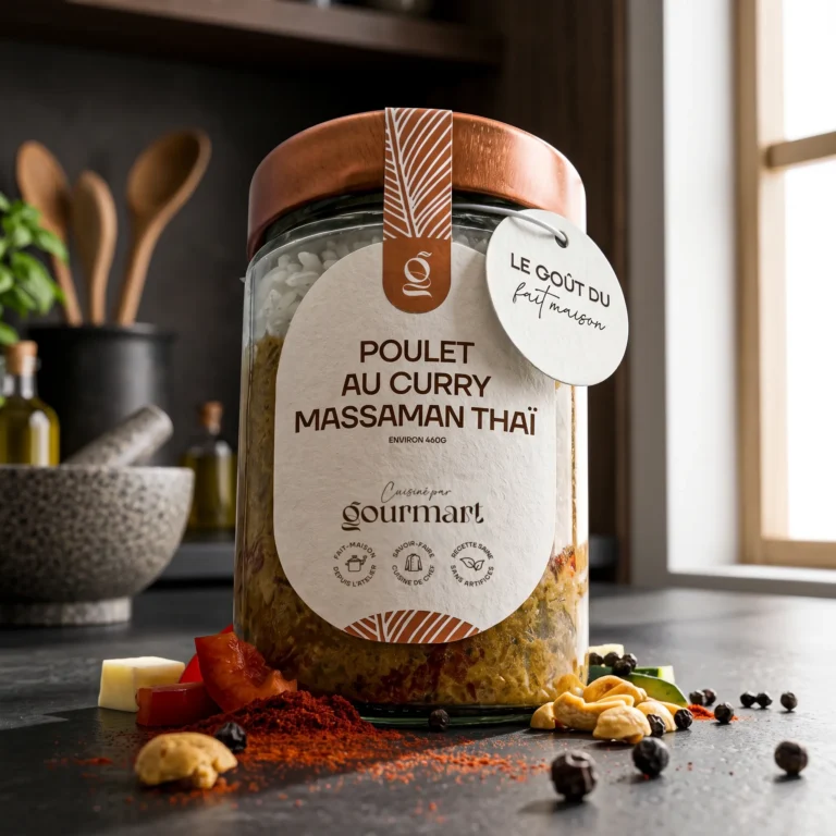 Plat préparé de poulet au curry massaman thaï Gourmart