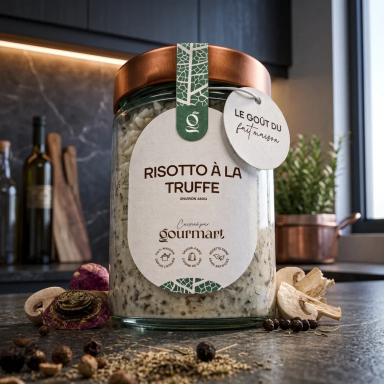 Plat préparé de risotto à la truffe Gourmart
