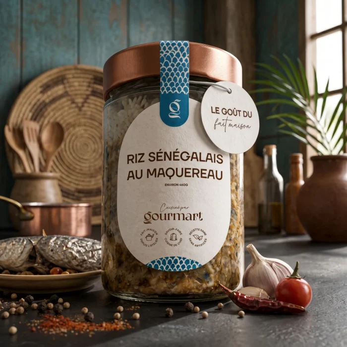 Plat préparé de riz sénégalais au maquereau Gourmart